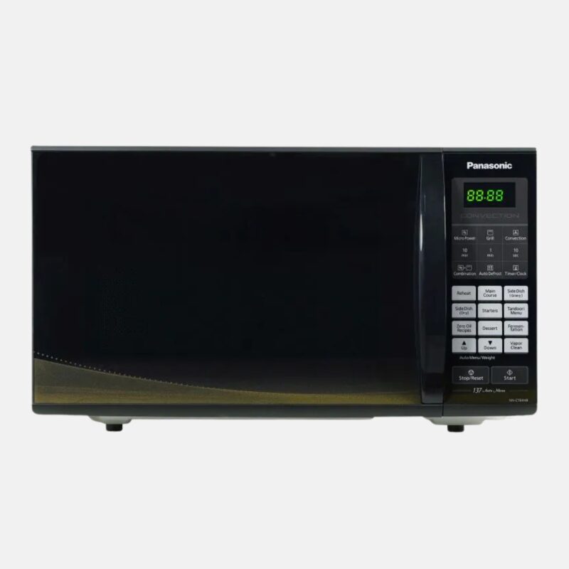 Panasonic 27L Microwave Conventional Oven(NN-CT64HBFDG, Black Mirror + Golden , Zero Oil)